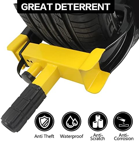 KAYCENTOP Universal Wheel Lock, Security Trailer Wheel Lock Anti Theft Tire Lock - Image 3