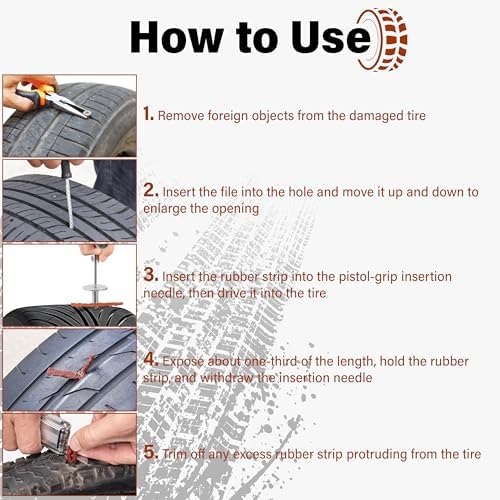 Sixzoo 60 PCS Tire Plugs Heavy Duty - Image 5