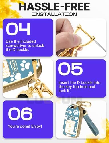 Lucrum Compatible with Honda Key Fob Cover & Keychain - Image 7