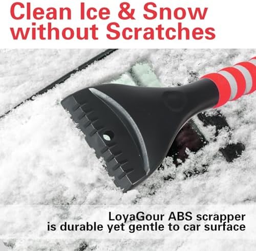 Snow Brush and Ice Scraper for Car Windshield, 26.4" Window Scraper Deicer for - Image 6