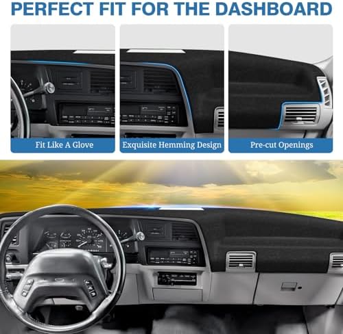 FIILINES Dash Cover for 1989-1994 Ford Ranger, 1991-1994 Mazda Navajo/Ford - Image 4