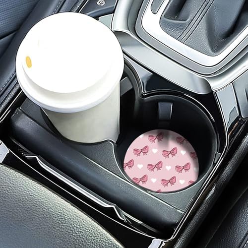 2 Pack Car Cup Holder Coasters, 2.75 Inch Anti Slip Shockproof Embedded Drink - Image 3