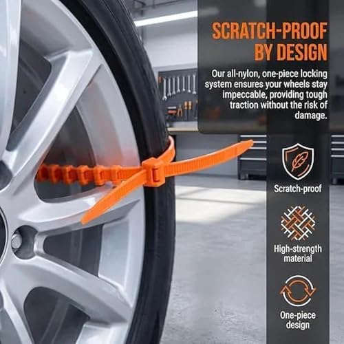 10 PCS Universal Passenger Car Snow Chains - Image 4