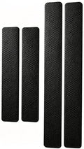 Car Door Sill Guards, Front & Rear Car Door Threshold Protector, Carbon Fiber & by Woxaktn