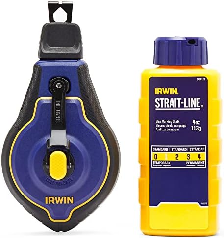 IRWIN Tools STRAIT-LINE Chalk Line, Speedline Pro Reel, 100 ft. by IRWIN