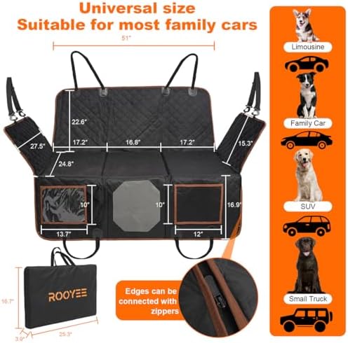 Dog Car Seat Cover, Back Seat Extender - Image 7