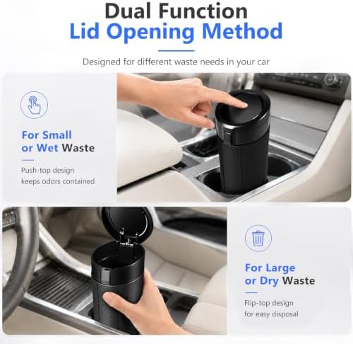 Car Trash Can with Lid, 2 Pack - Image 6