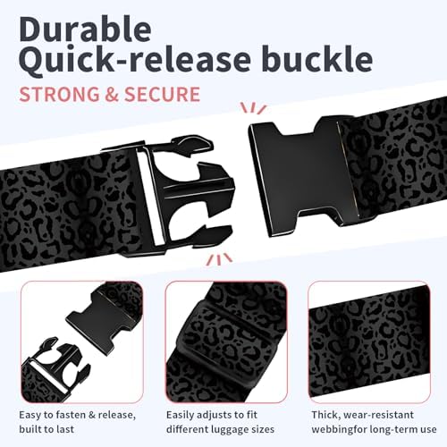 Luggage Strap for Suitcases Adjustable Travel Belt - Image 3