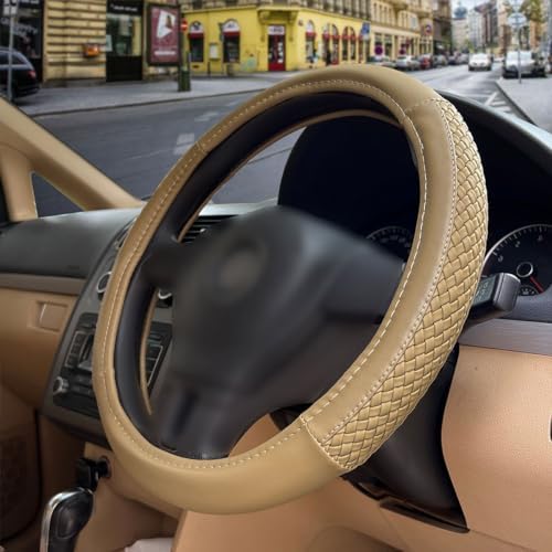 Flying Banner car Steering Wheel Cover Faux Leather Massage Universal fit 3D - Image 2
