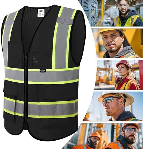 JKSafety Safety Vest for men women Hi Vis Vest - Image 6