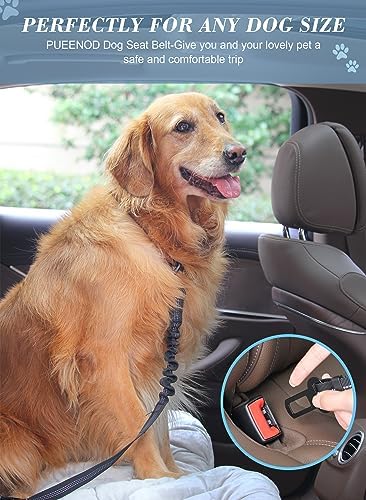 2 Pack Dog Seat Belt Adjustable Dog Car Seatbelts - Image 6