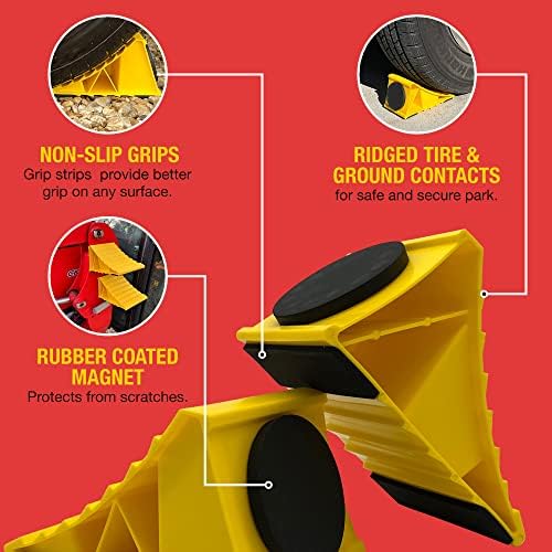 THD MagChocks - Magnetic Wheel Chocks - RV Wheel Chocks - Image 4