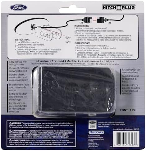 Plasticolor 002317R01 Ford Lighted Hitch Cover - Image 4