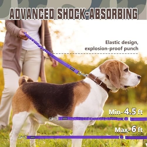 AUROTH Bungee Dog Leash for Large Dogs, No Pull for Shock Absorption - Image 4