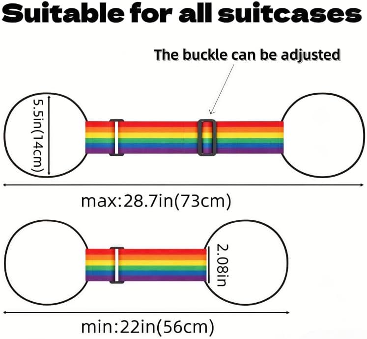 Multi usestrong Adjustable Luggage Straps-Flexible and Adjustable Elastic - Image 3