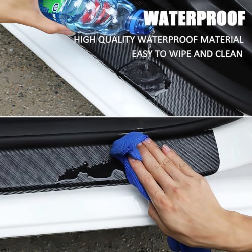 4PCS Car Door Sill Stickers Protecter Compatible - Image 4