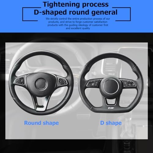 Osilly 15 Inch Rhinestone Leather Steering Wheel Cover - Image 2