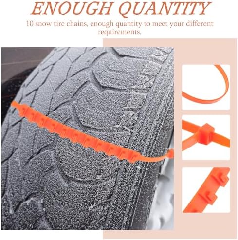 10pcs Car Snow Tire Chain Anti-slip Xmas Emergency Security - Image 2