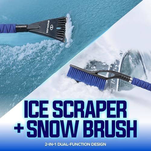 Snow Joe 2 Pack 27" Multi-Purpose Ice Scraper and Snow Brush - Image 4