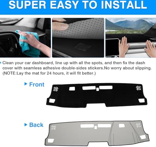 Autorder Dashboard Cover Mat for 2023 2024 2025 2026 Chevy/Chevrolet Colorado - Image 5