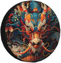 Dragon Spare Tire Cover Weatherproof Universal Wheel Protectors Wheel Covers by Unknown