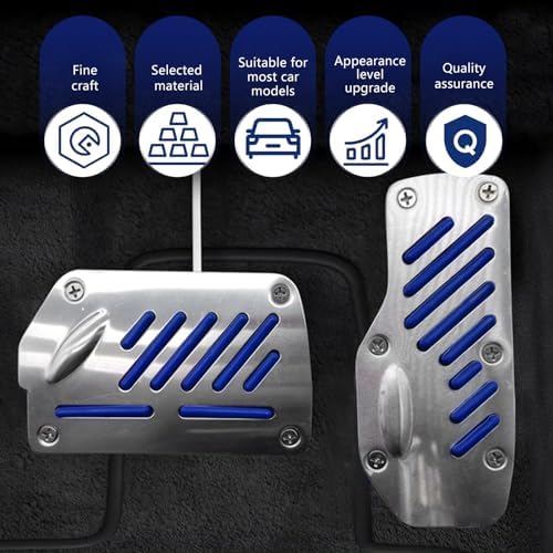 2 PCS Car Foot Pedal Pads, Brake and Accelerator Pedal Cover Sets, Non-Slip - Image 3