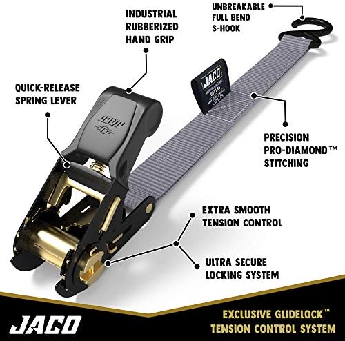 JACO Ratchet Tie Down Straps - Image 3