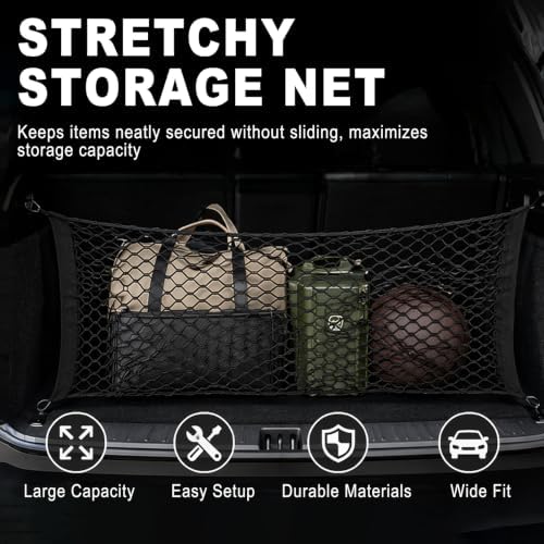 Stretchable Elastic Trunk Cargo Net - Image 3