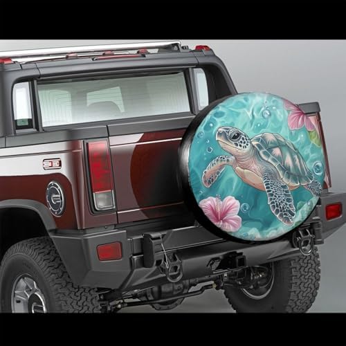 Sea Turtles Swimming Spare Tire Cover - Image 2