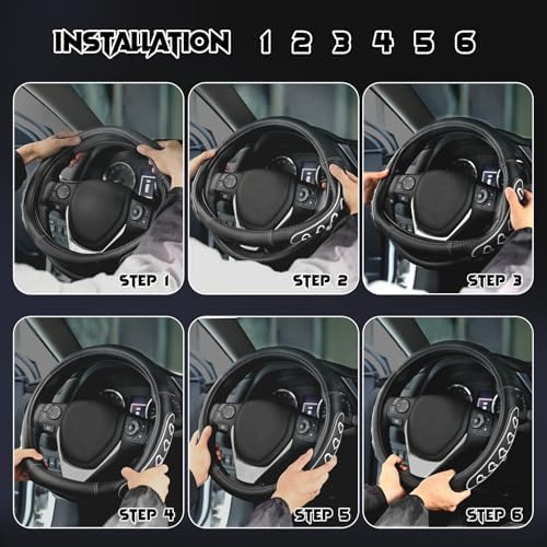 Ventilated Heart-Shaped Steering Wheel Cover - Image 7