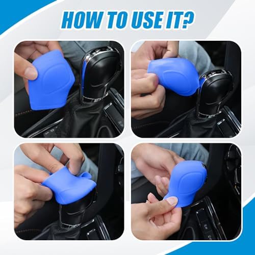 Car Gear Shift Knob Cover, Gear Shift Knob Cover Car Protect Accessories - Image 5