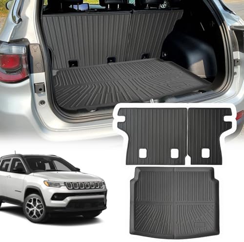 Cargo Liner Compatible with 2017-2025 2026 Jeep Compass Trunk Mat Cargo Mat by YEBOOCA