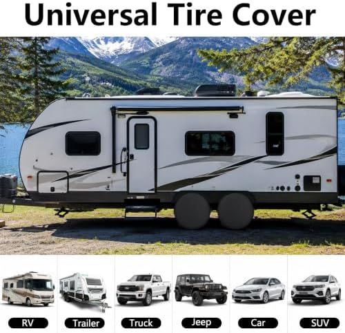 Tire Covers 4 Pack, Fit 30-32 Inch Tire Diameter - Image 6