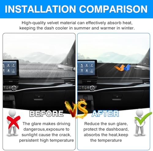 Autorder Dashboard Cover Mat for Honda Prologue 2024 2025 2026 Accessories Dash - Image 3