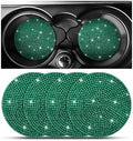 Osilly 4PCS 2.75 Inch Rhinestone Cup Holder Coasters by Osilly