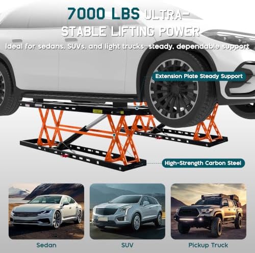 Albott 7000 lb Portable Car Lift - Image 6