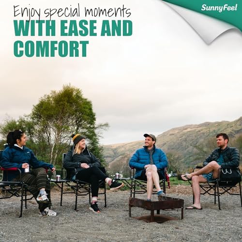 SUNNYFEEL Oversized Camping Chair Portable Directors Chairs - Image 5