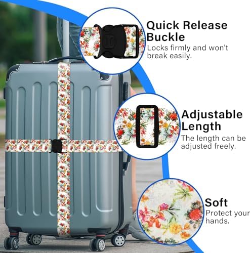 Luggage Straps for Suitcases, Travel Adjustable Belt - Image 2