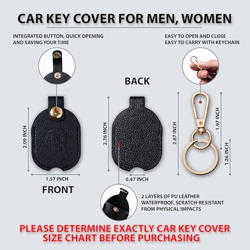 Leather Key Cover for Broken Car Key Loop Replacement - Image 2