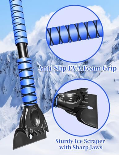 HEEYA 44 Inch Snow Brush for SUV, Ice Scraper for Car Windshield - Image 5