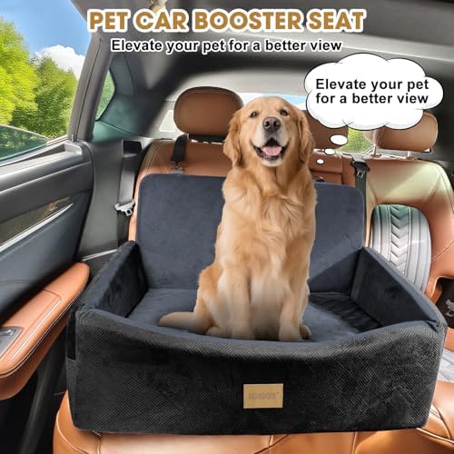 Dog Car Seat for Large Medium Sized Dogs Under 55 lbs, Dog Booster Seat for 2 - Image 3