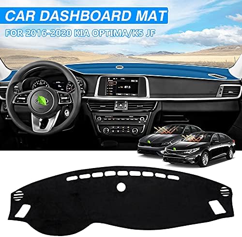 Cartist Black Dash Cover for Kia Optima 2016-2020 Dashboard Cover Mat - Image 3