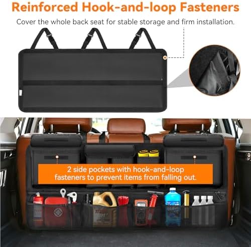 Trunk Organizer for SUV, Car Organizers and Backseat Hanging Storage - Image 4