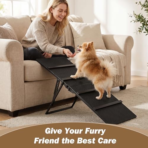 VavoPaw 2026 Upgraded Dog Ramp for Couch, Foldable Small Dog Ramp for Sofa - Image 3