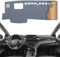Dashboard Cover Dash Mat Fit for to-yota Camry 2024-2018, Car Dash Board Mat by KEYOOG