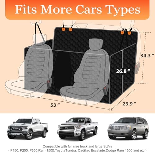 Mancro Waterproof Dog Hammock for Truck, Compatible - Image 2