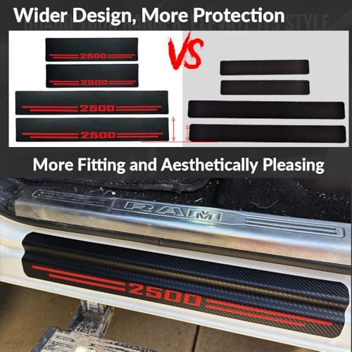 Carbon Fiber Car Door Sill Scuff Plate - Image 4