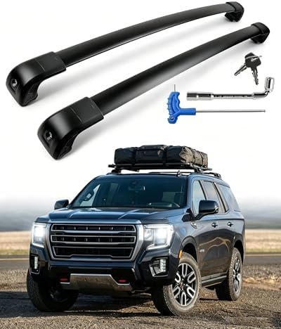 Upgraded 300LB Aluminum Roof Rack Cross Bars by Reeoutdoor