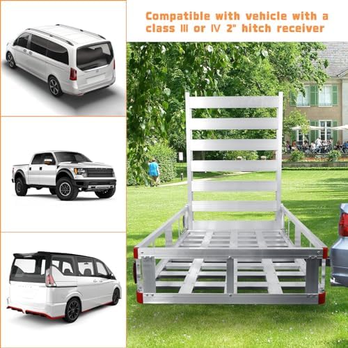 48”x30”x9” Trailer Hitch Cargo Carrier - Image 5