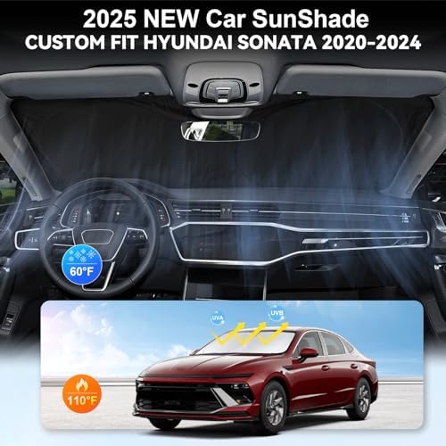 Custom Fit Sonata Windshield Sunshade - Image 3